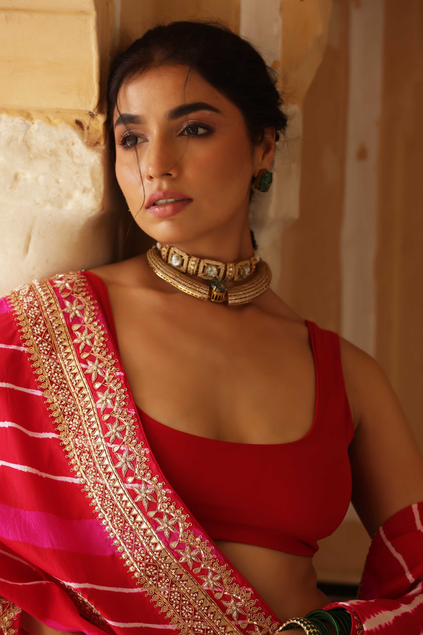 Rani Sahiba Tussar Silk Lehenga