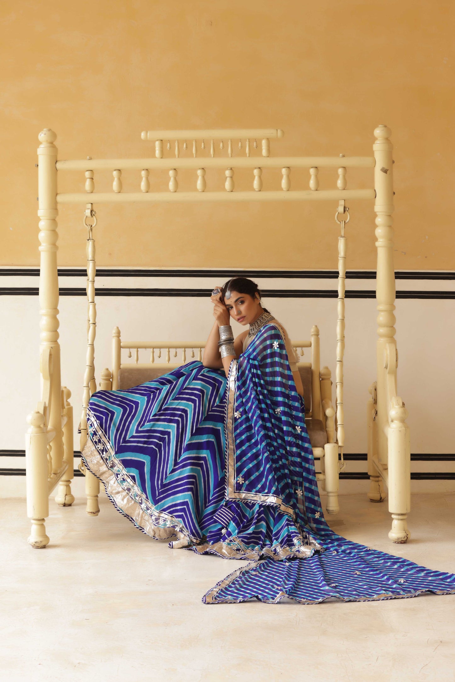 Mayura Lappa Lehenga Set