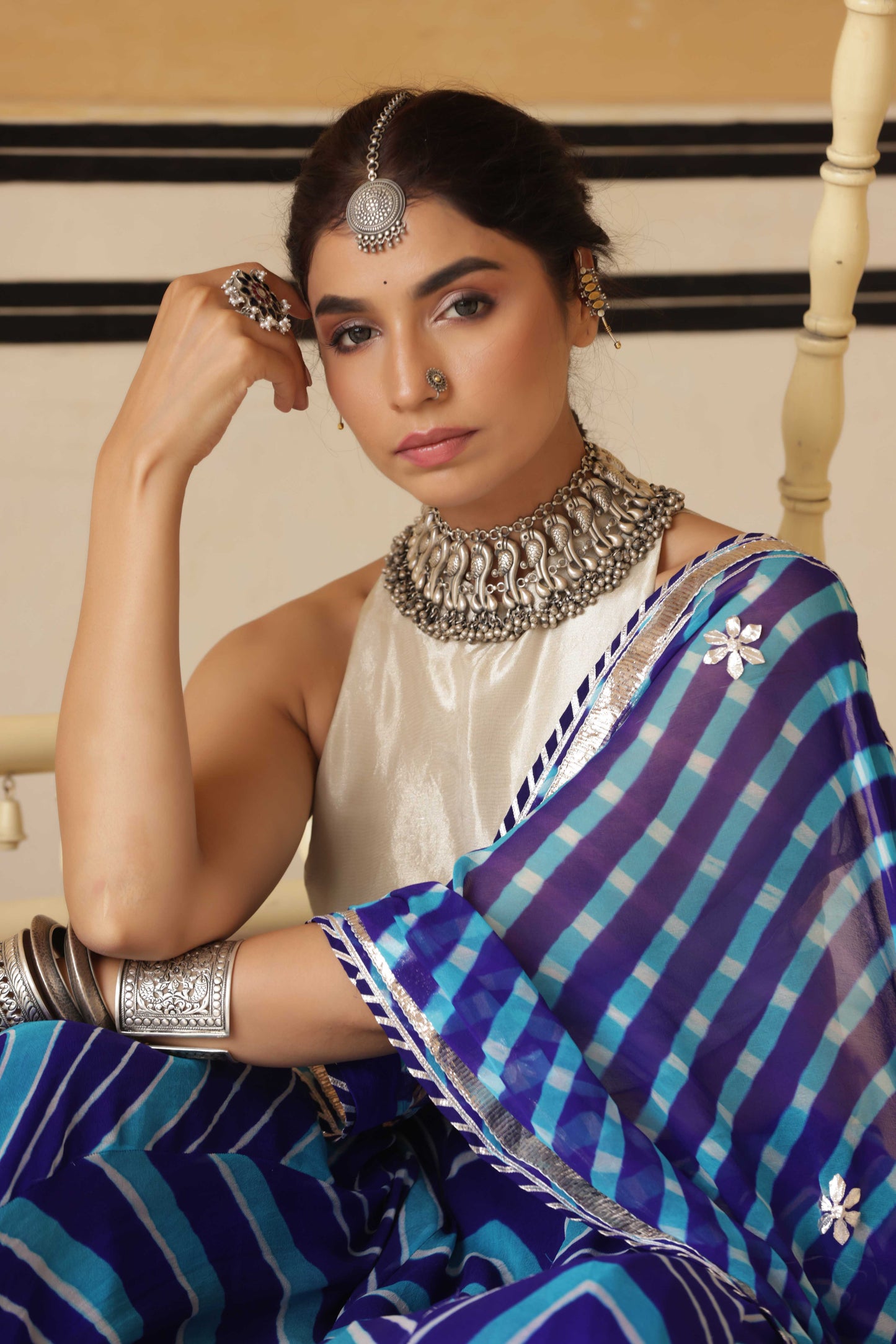 Mayura Lappa Lehenga Set