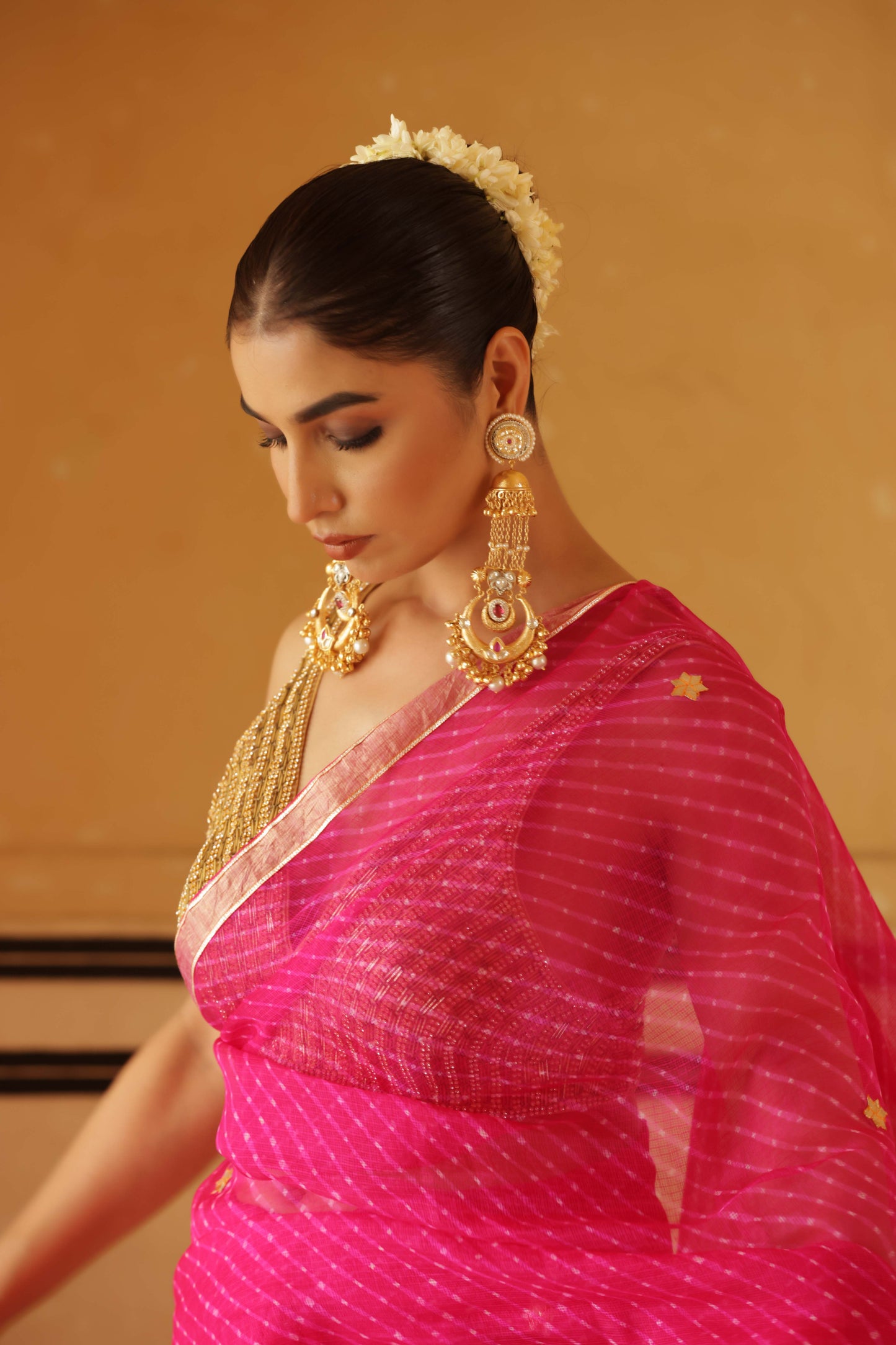The Rubellite Saree