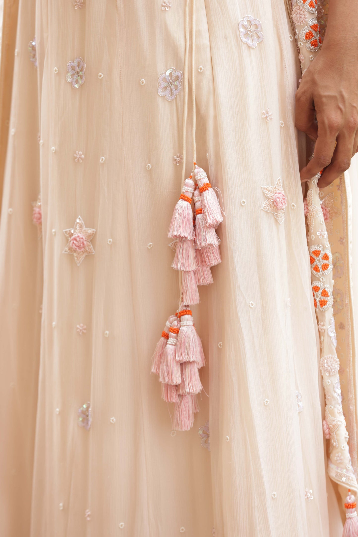 Ivory Bahar Lehenga