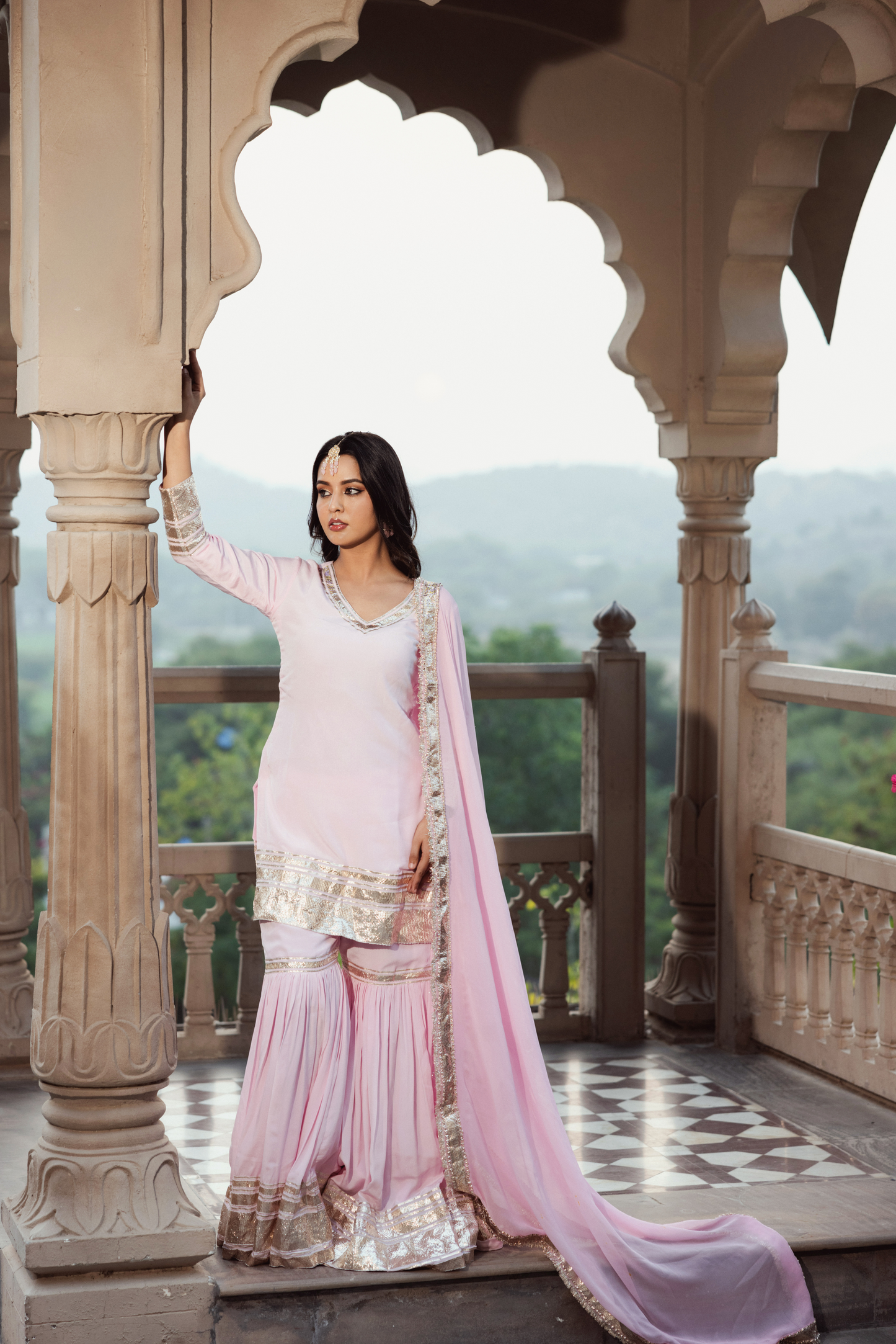 Nayra In Pink Sarara