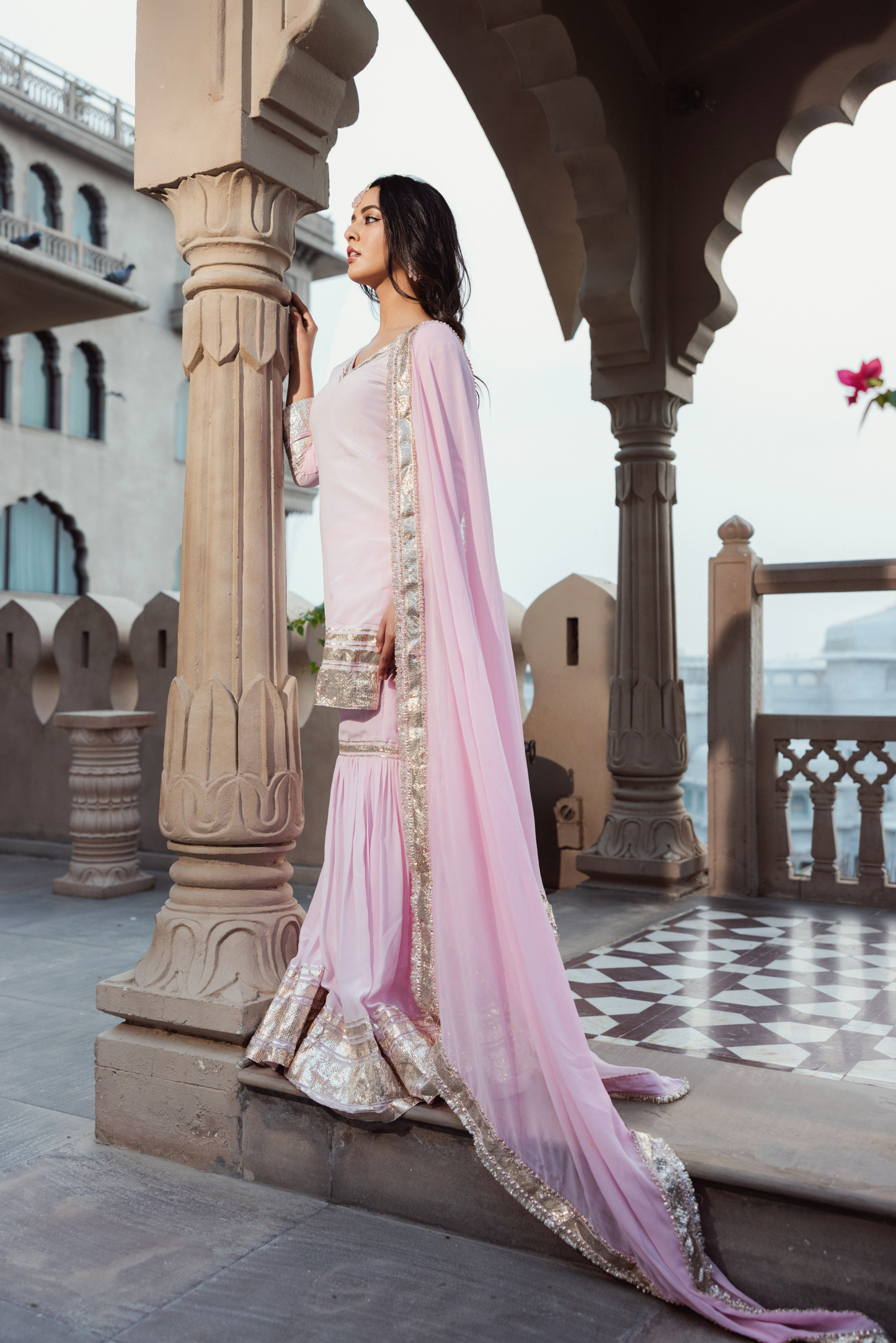 Nayra In Pink Sarara