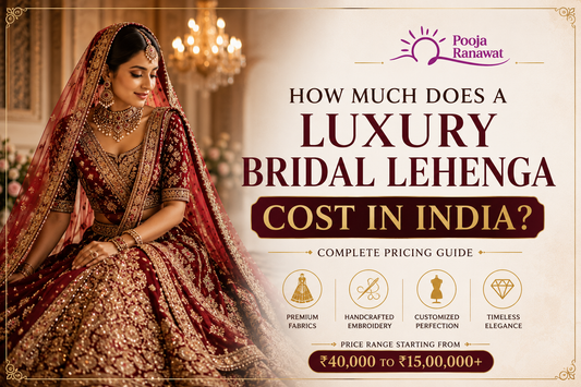 How Much Does a Luxury Bridal Lehenga Cost in India? A Complete Pricing Guide