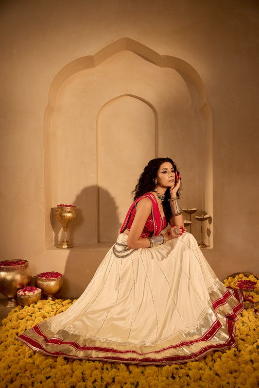 Cream Radiance Lehenga