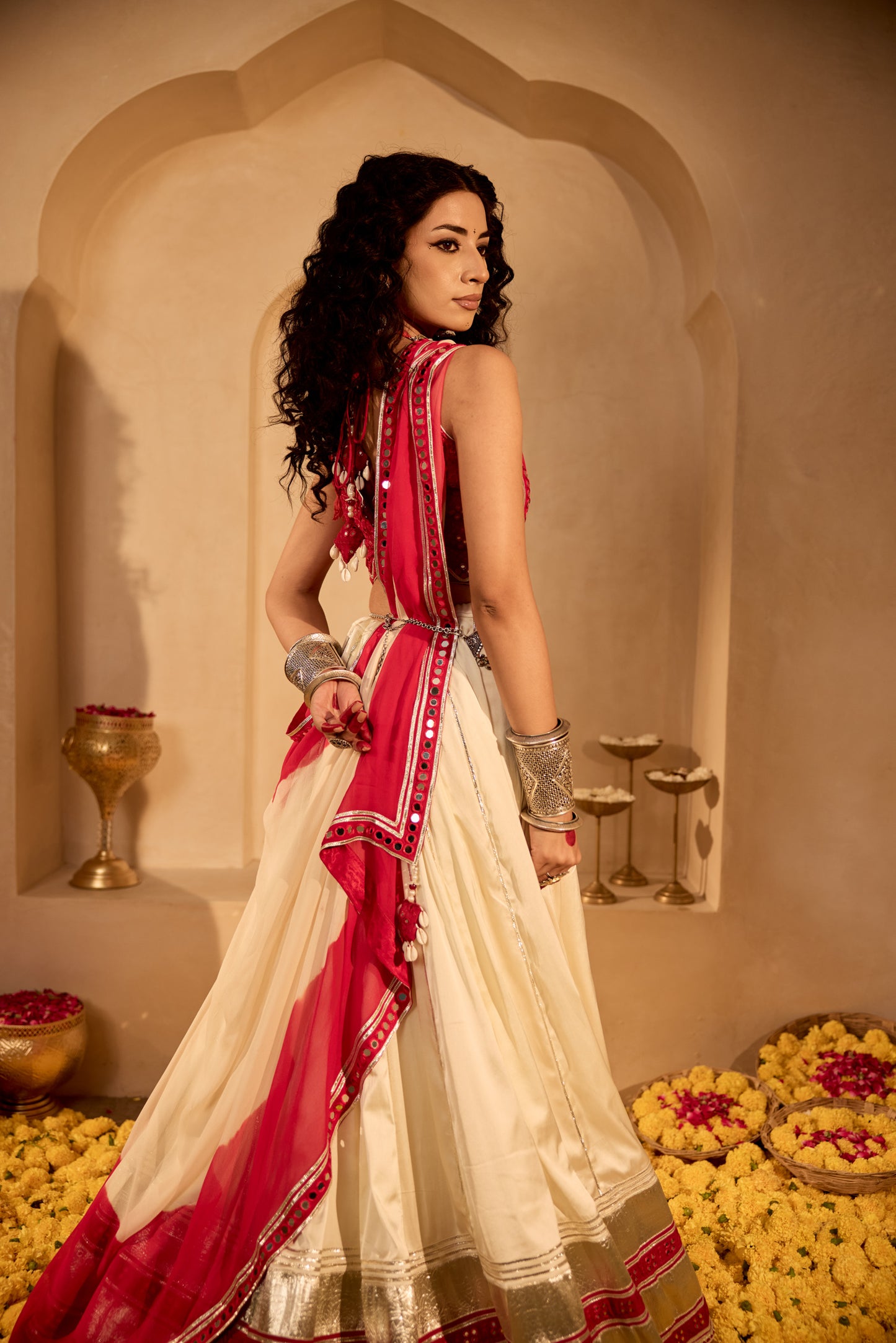 Cream Radiance Lehenga