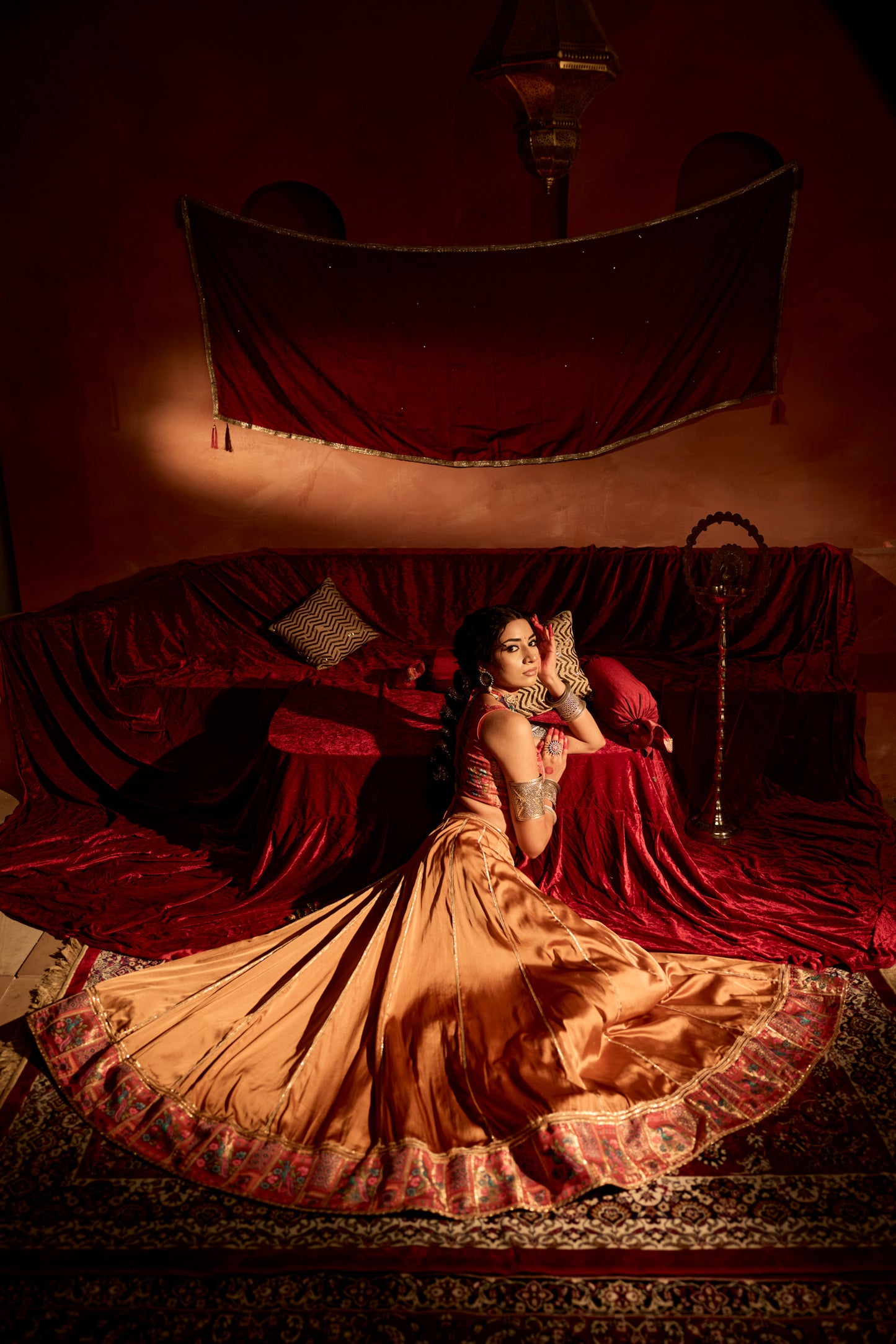 Bandhej Heritage Lehenga