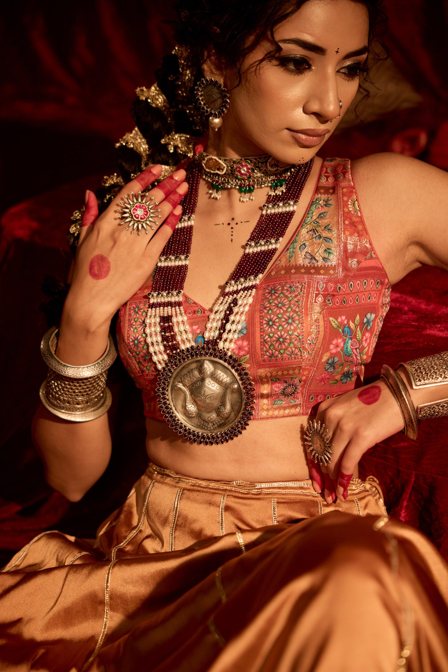 Bandhej Heritage Lehenga