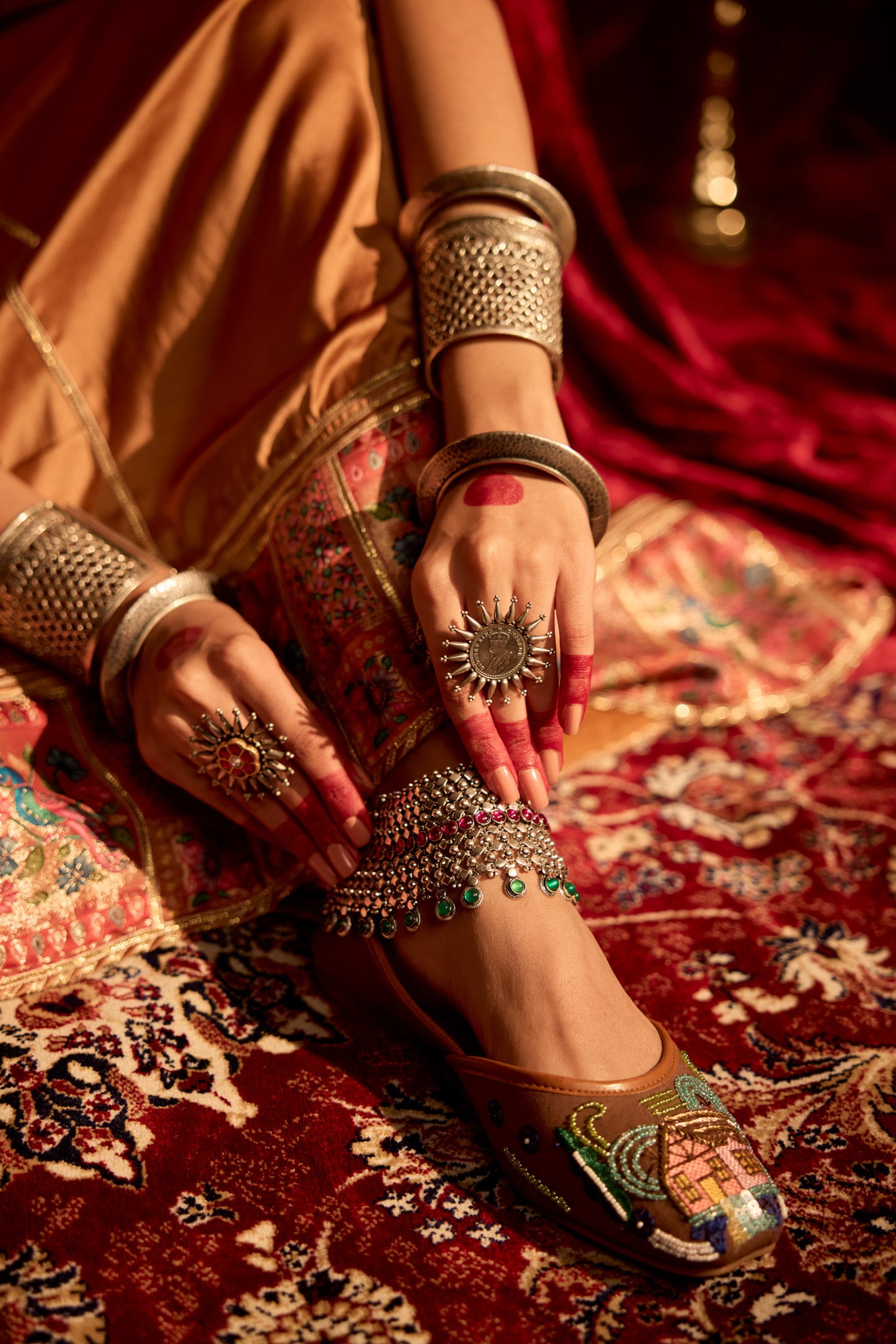 Bandhej Heritage Lehenga