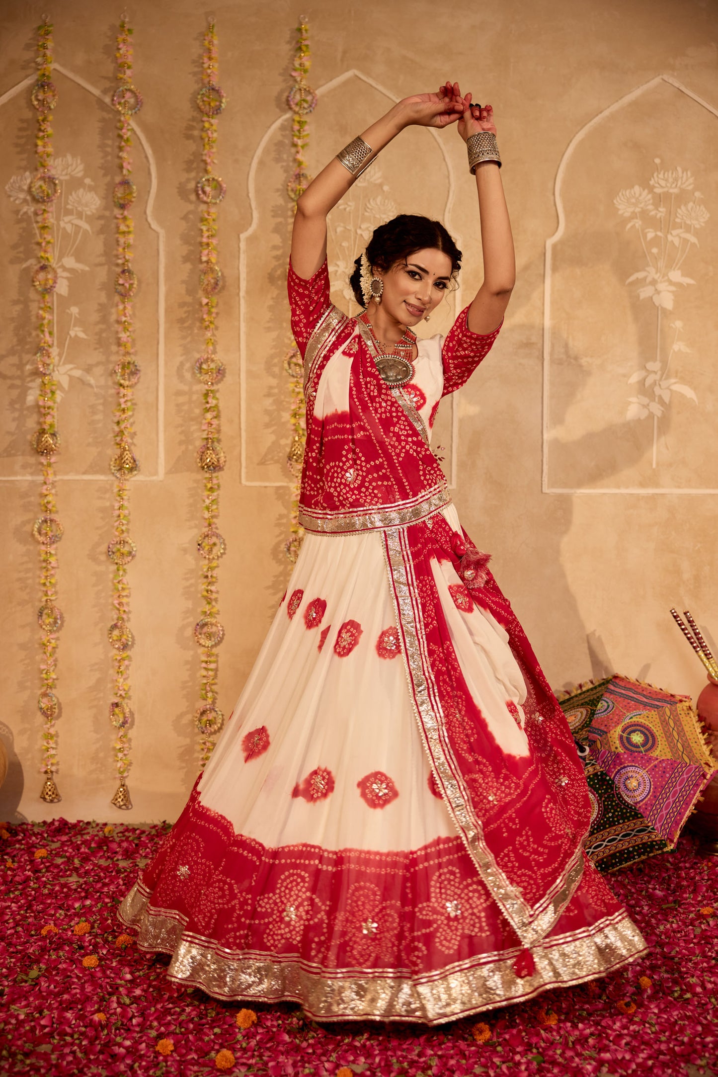 Bandhej Lehenga