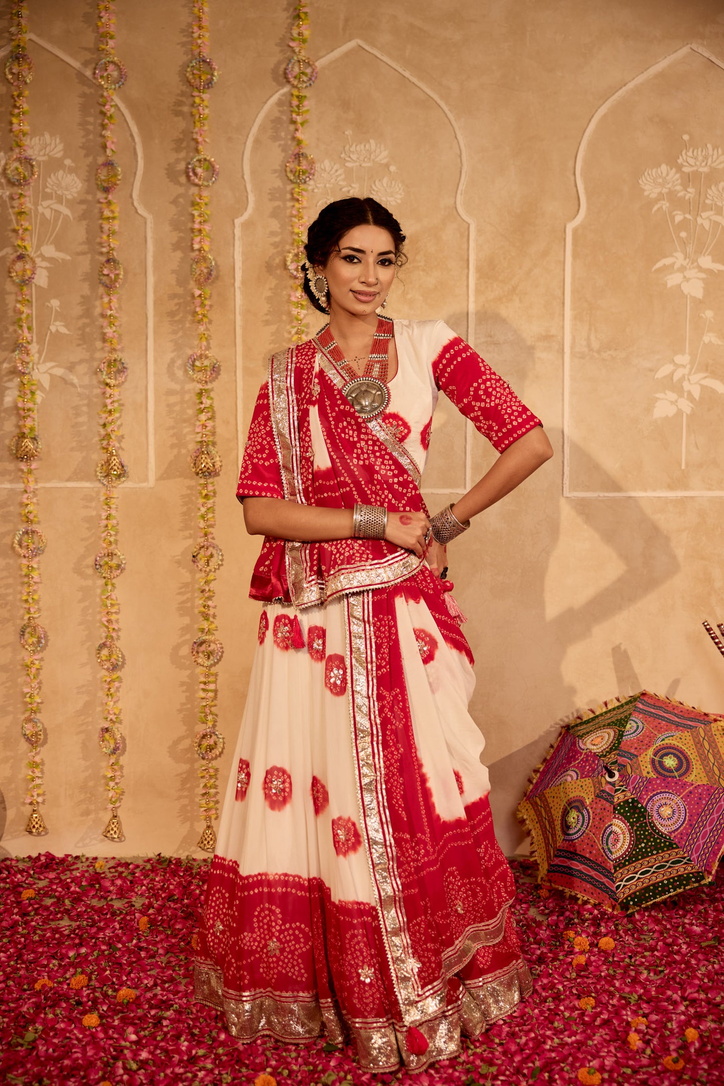 Bandhej Lehenga