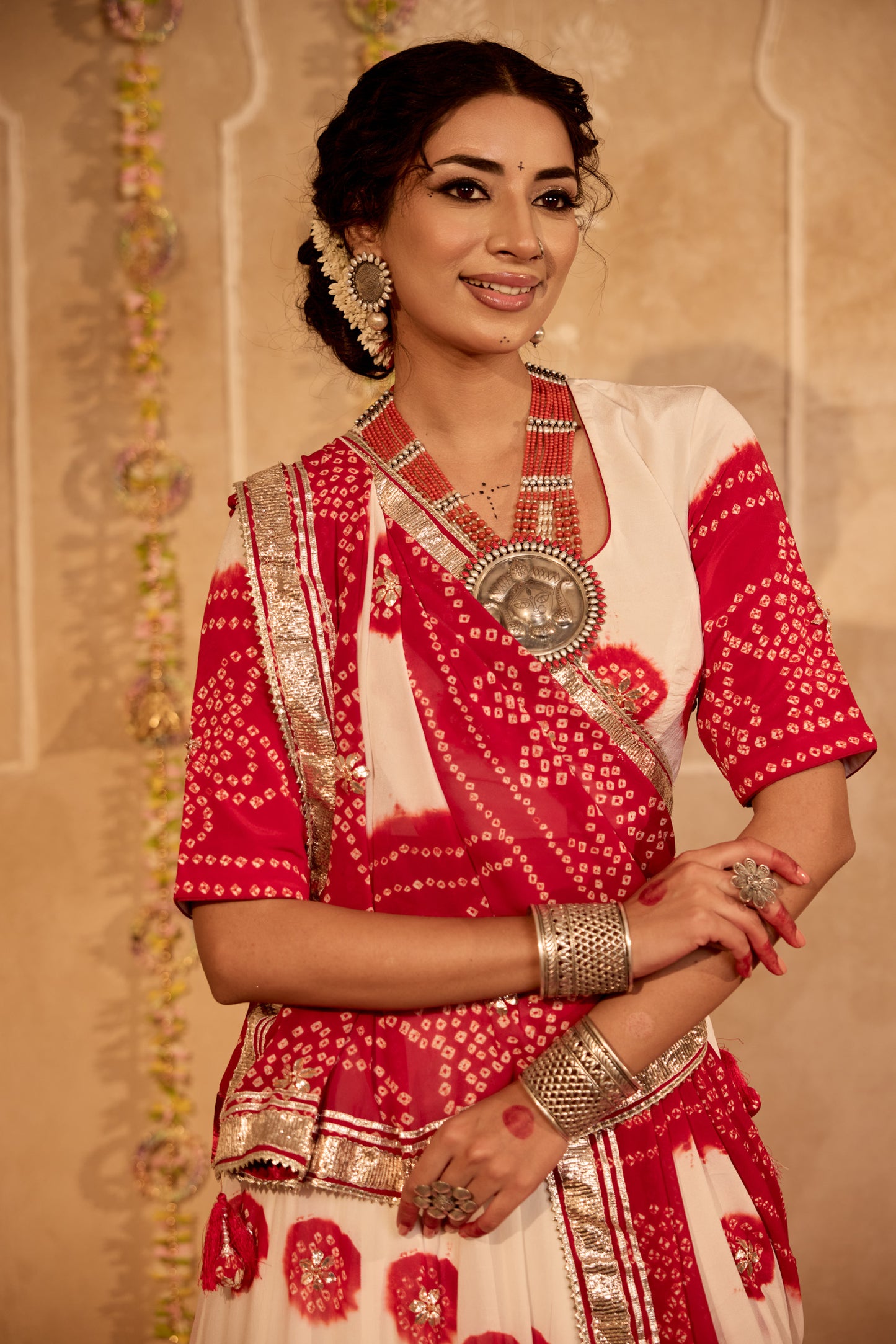 Bandhej Lehenga