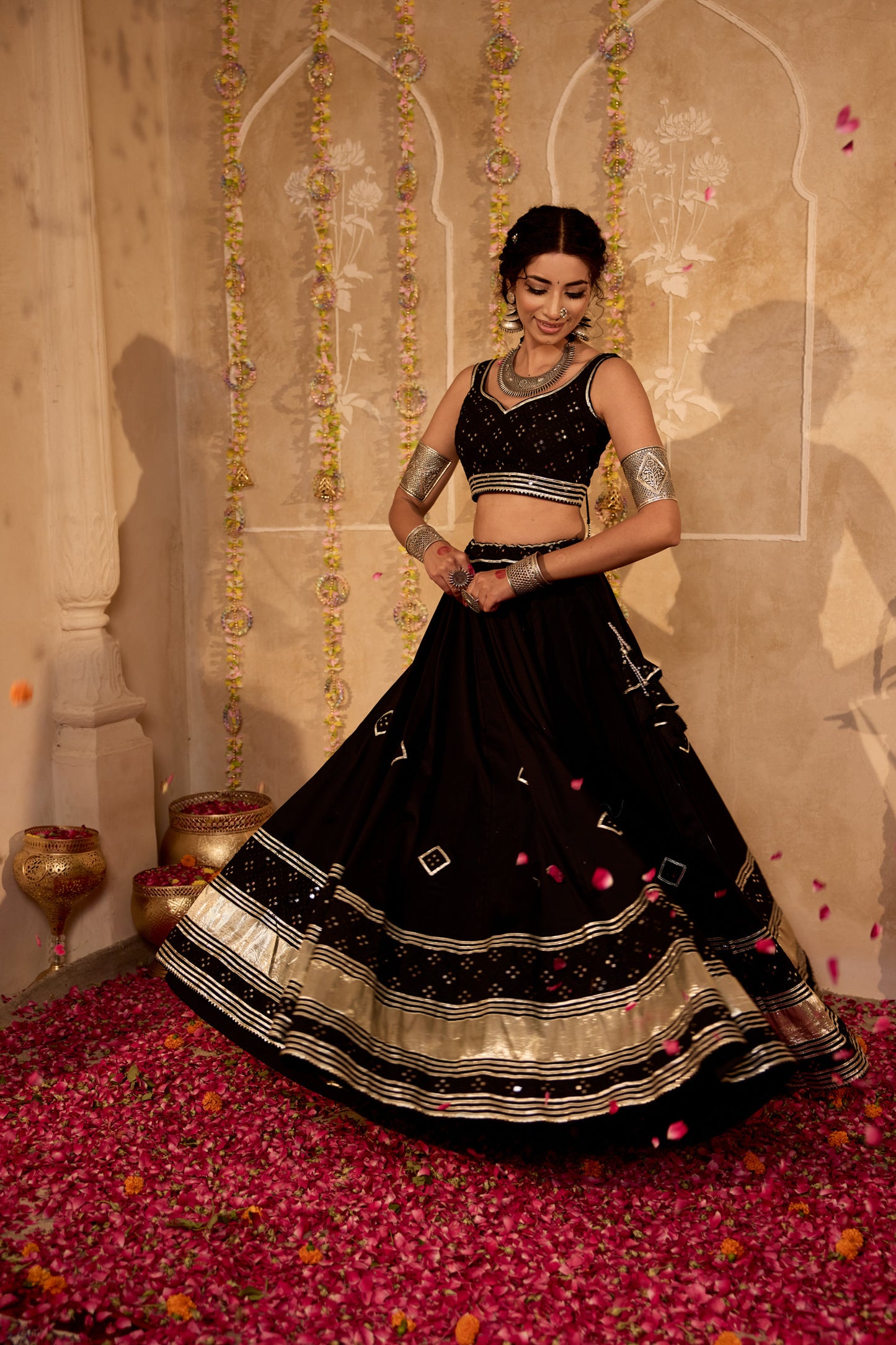 Zohra Mirror Lehenga
