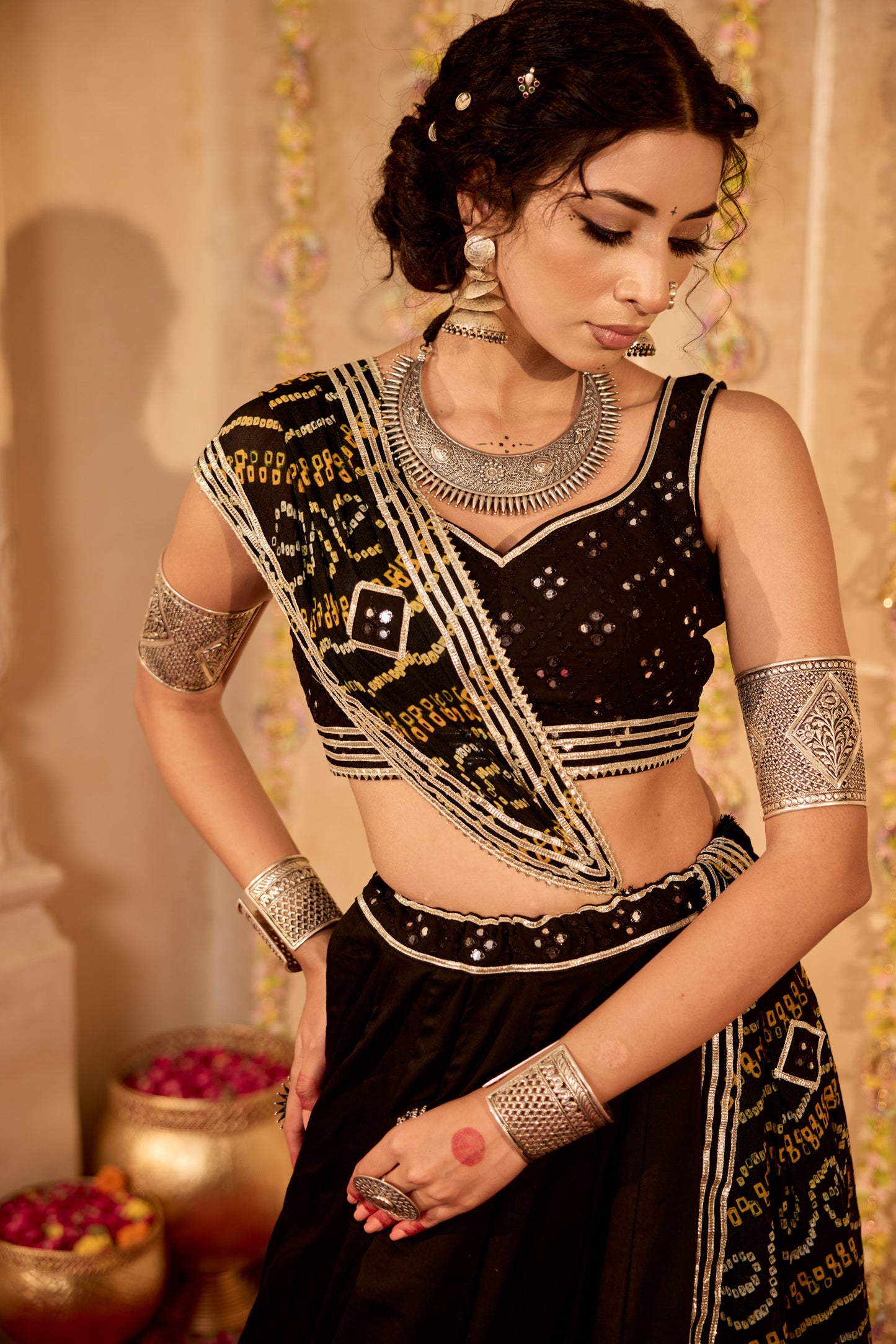 Zohra Mirror Lehenga